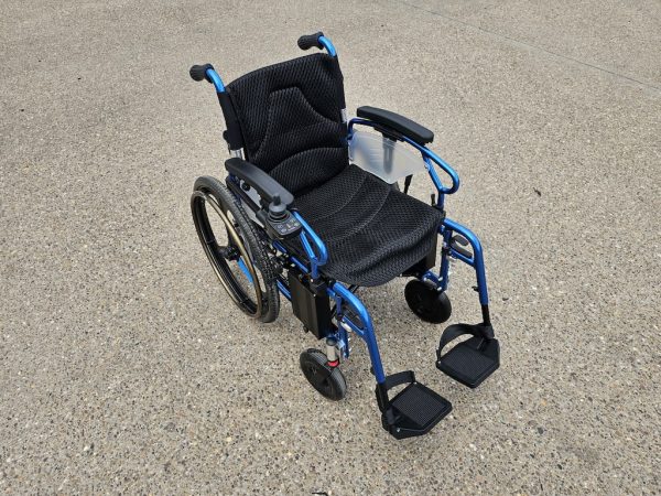 Foldawheel PW-800AX lightweight folding 4mph electric wheelchair - Image 16