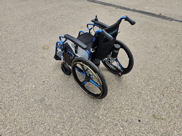 Foldawheel PW-800AX lightweight folding 4mph electric wheelchair - Image 12