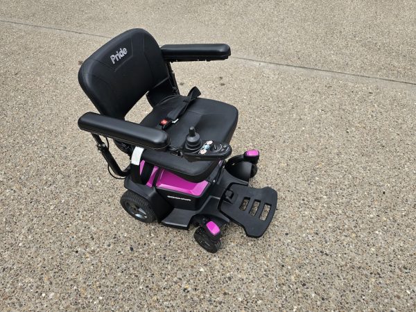 Pride Go Chair 4mph pink BRAND NEW BATTERIES electric wheelchair powerchair