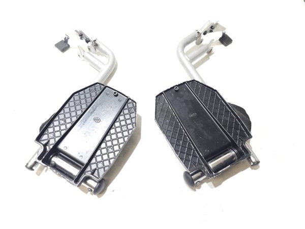 Invacare legrests pair footrests part electric mobility wheelchair powerchair scooter - Image 2