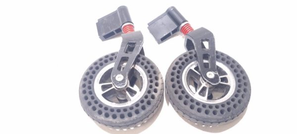 E-Tech front castor wheels pair part electric mobility wheelchair powerchair scooter