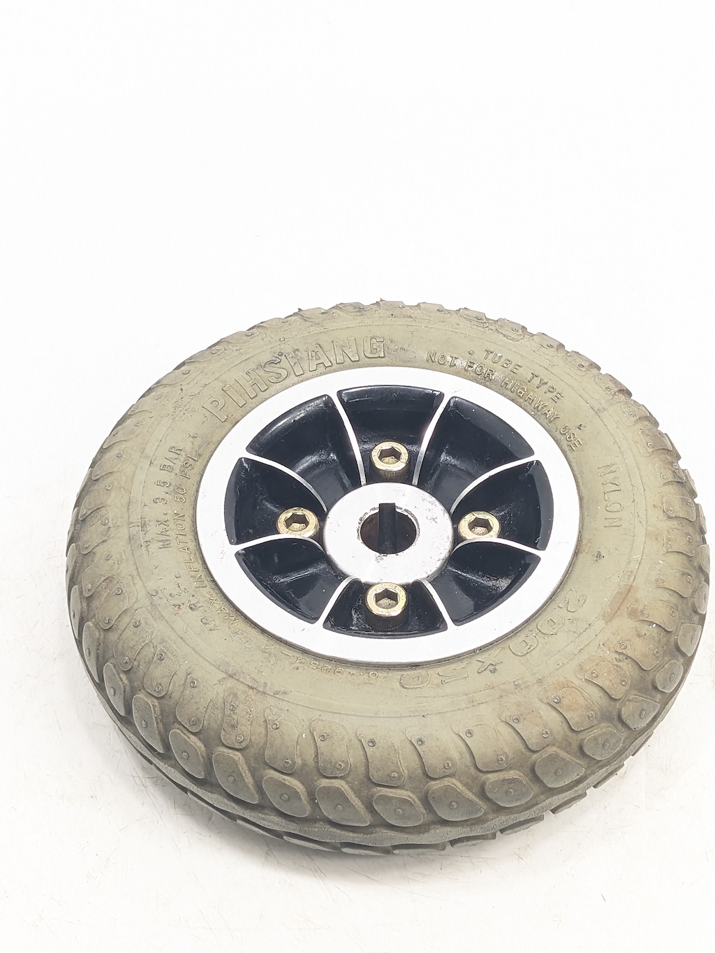 Universal solid drive wheel part electric mobility wheelchair powerchair scooter - Image 2