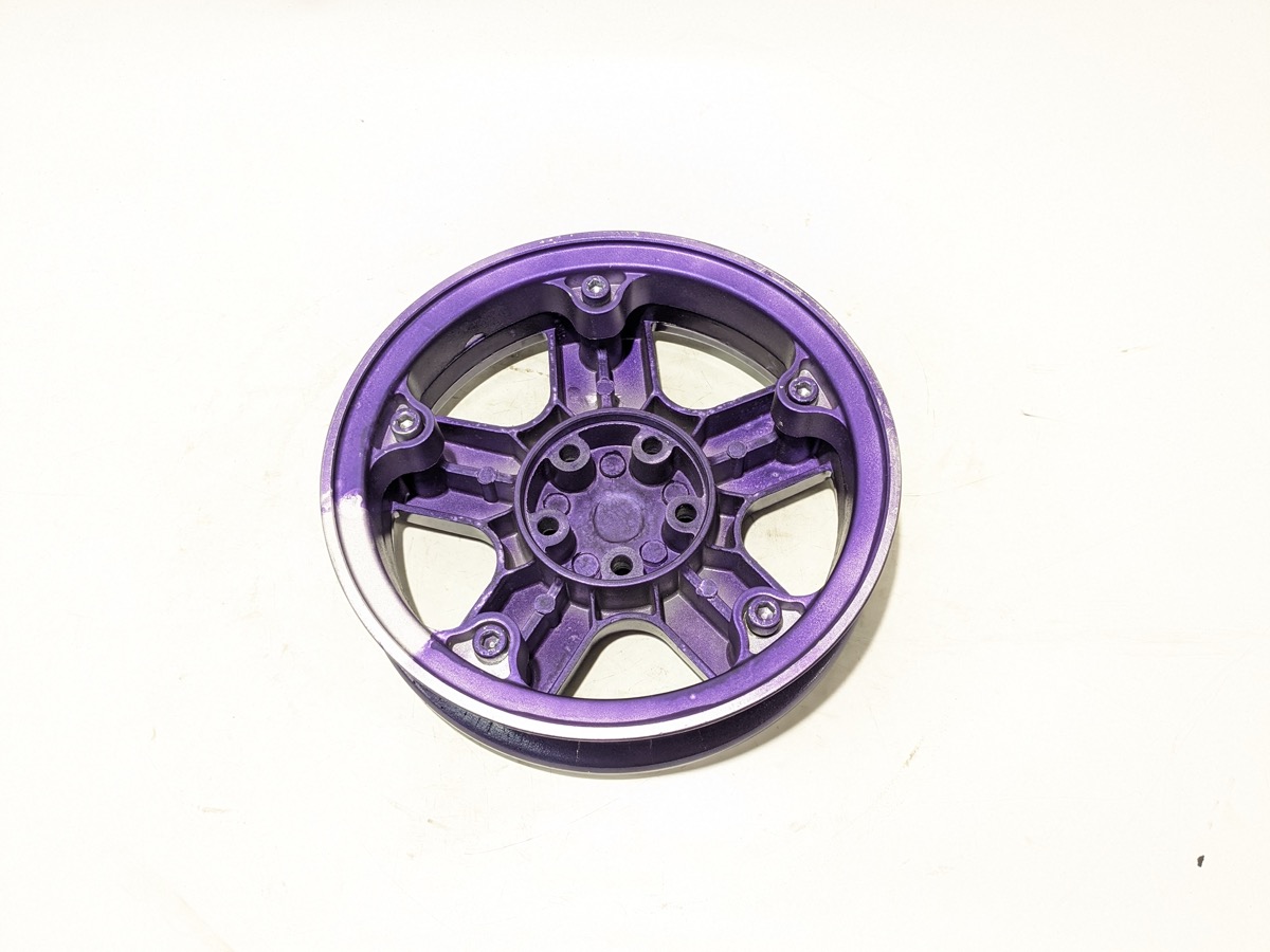 Invacare TDX SP2 drive wheel rim purple part electric mobility wheelchair powerchair scooter - Image 2