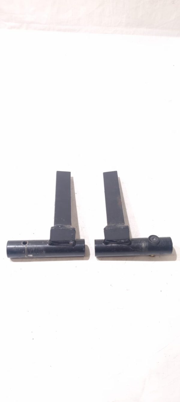Quickie Tango legrest receiver brackets pair part electric mobility wheelchair powerchair scooter - Image 2