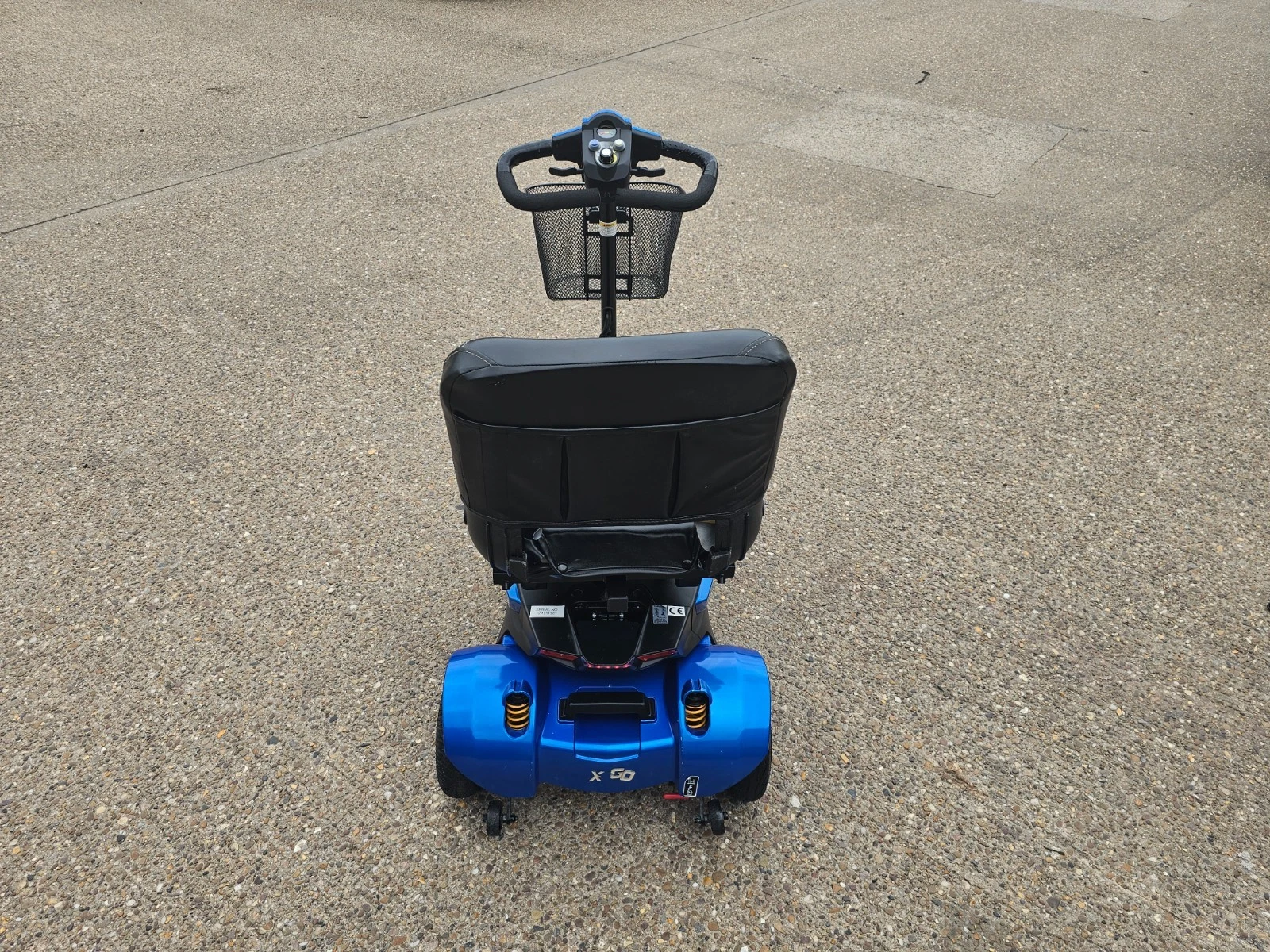 CareCo XGo Pinnacle blue 4mph electric mobility scooter