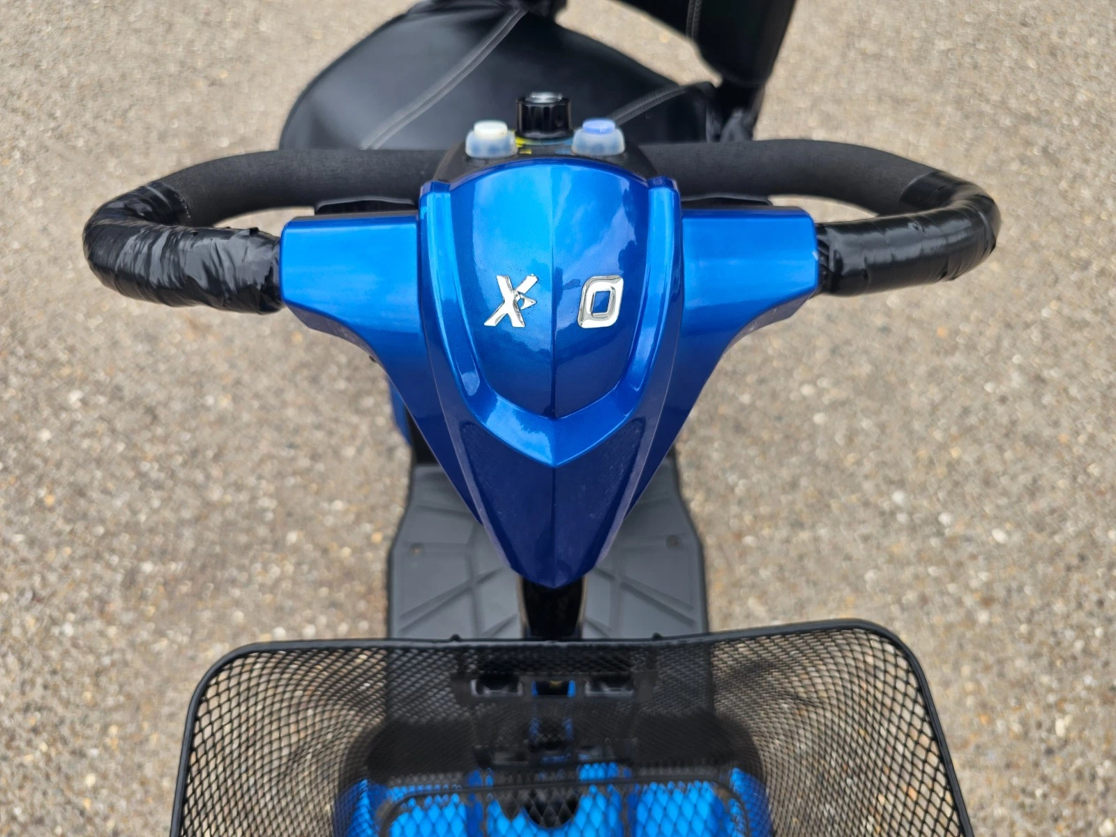 CareCo XGo Pinnacle blue 4mph electric mobility scooter