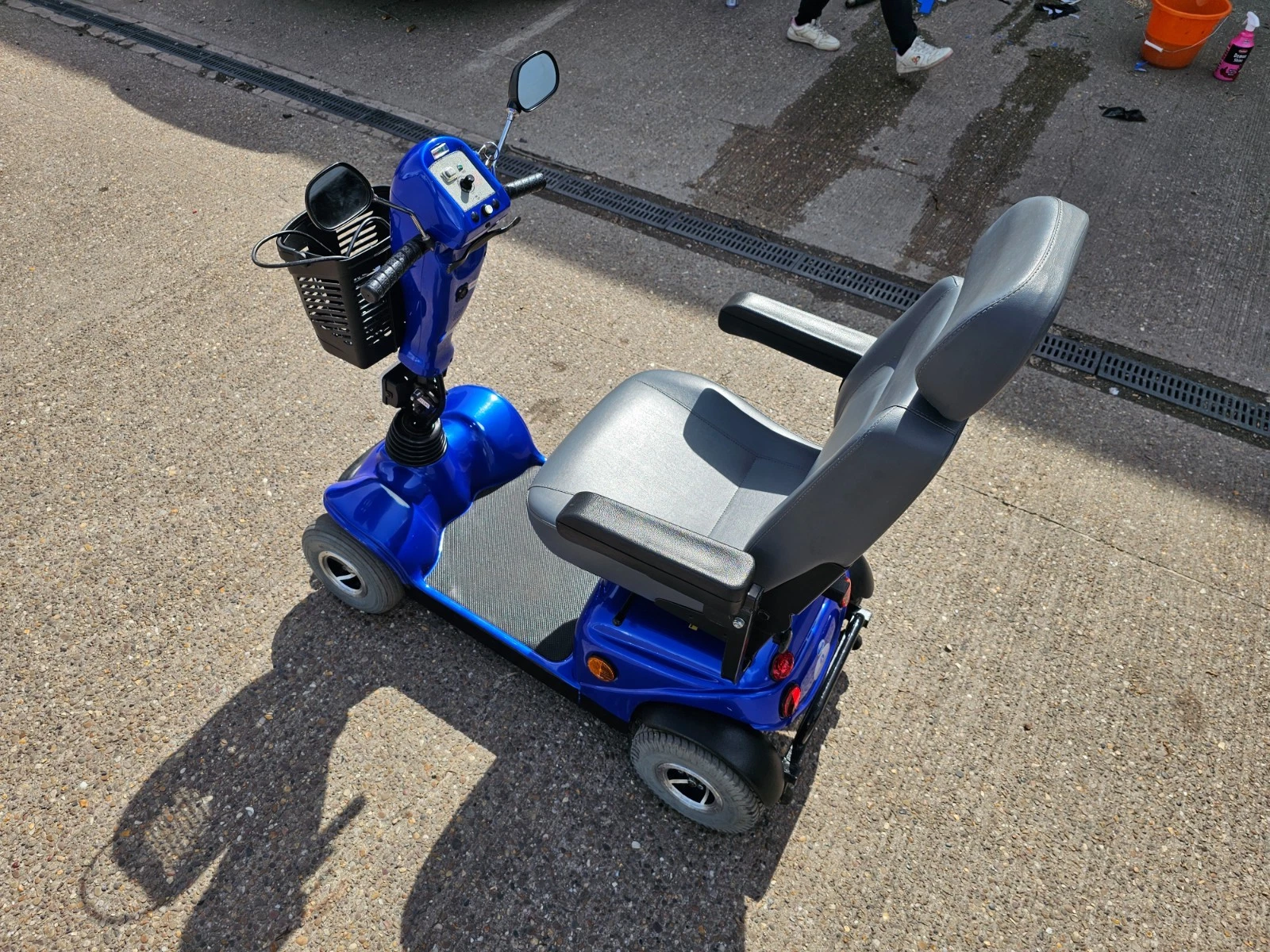 Days Strider 4mph blue electric road mobility scooter