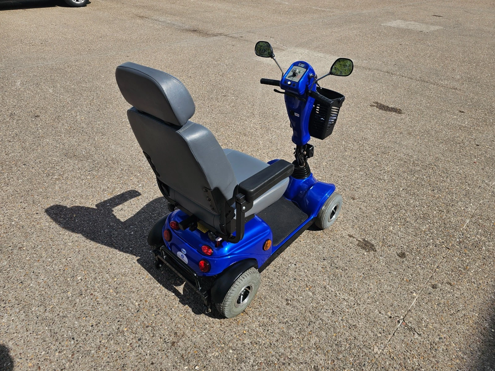 Days Strider 4mph blue electric road mobility scooter