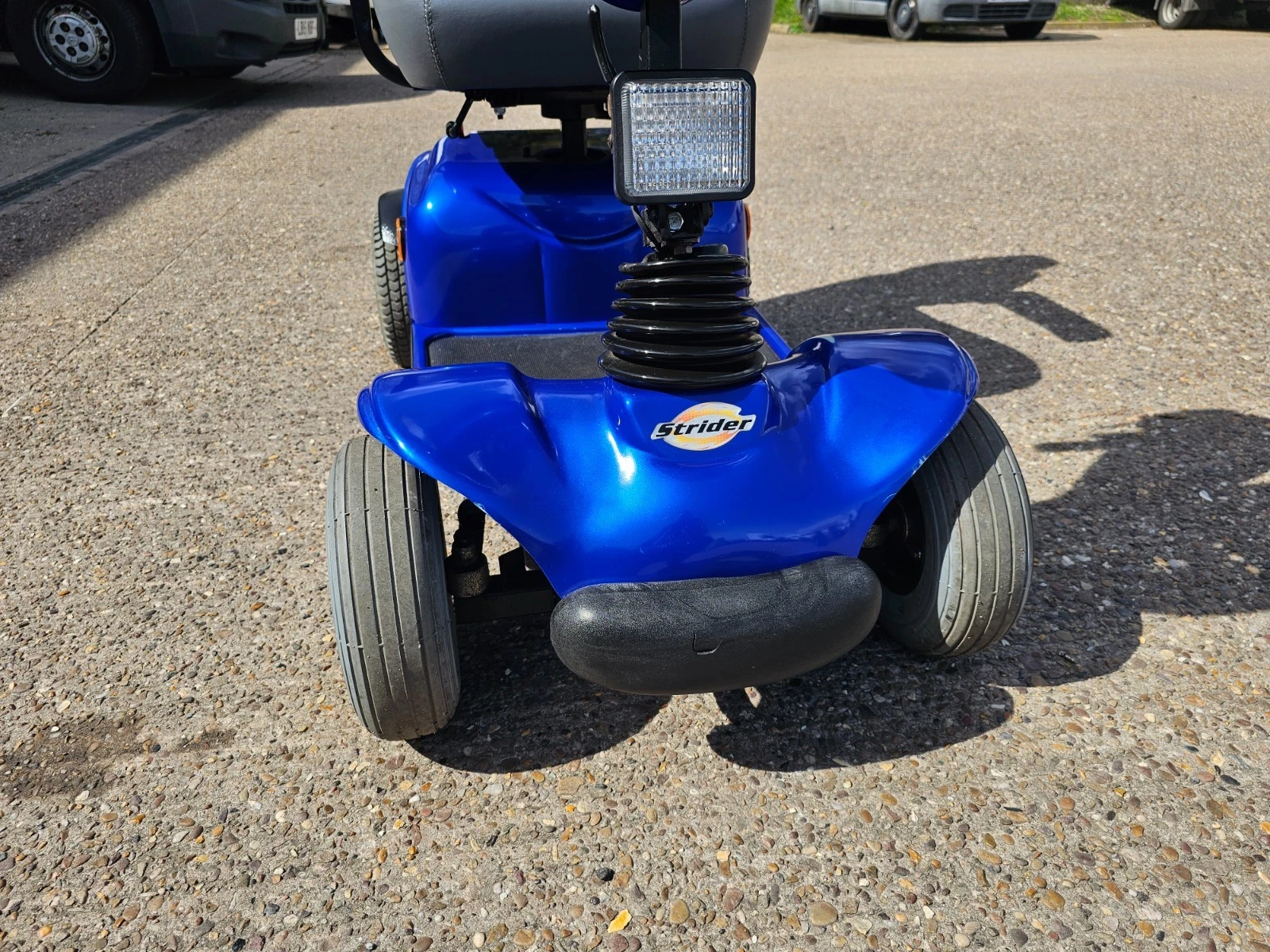 Days Strider 4mph blue electric road mobility scooter