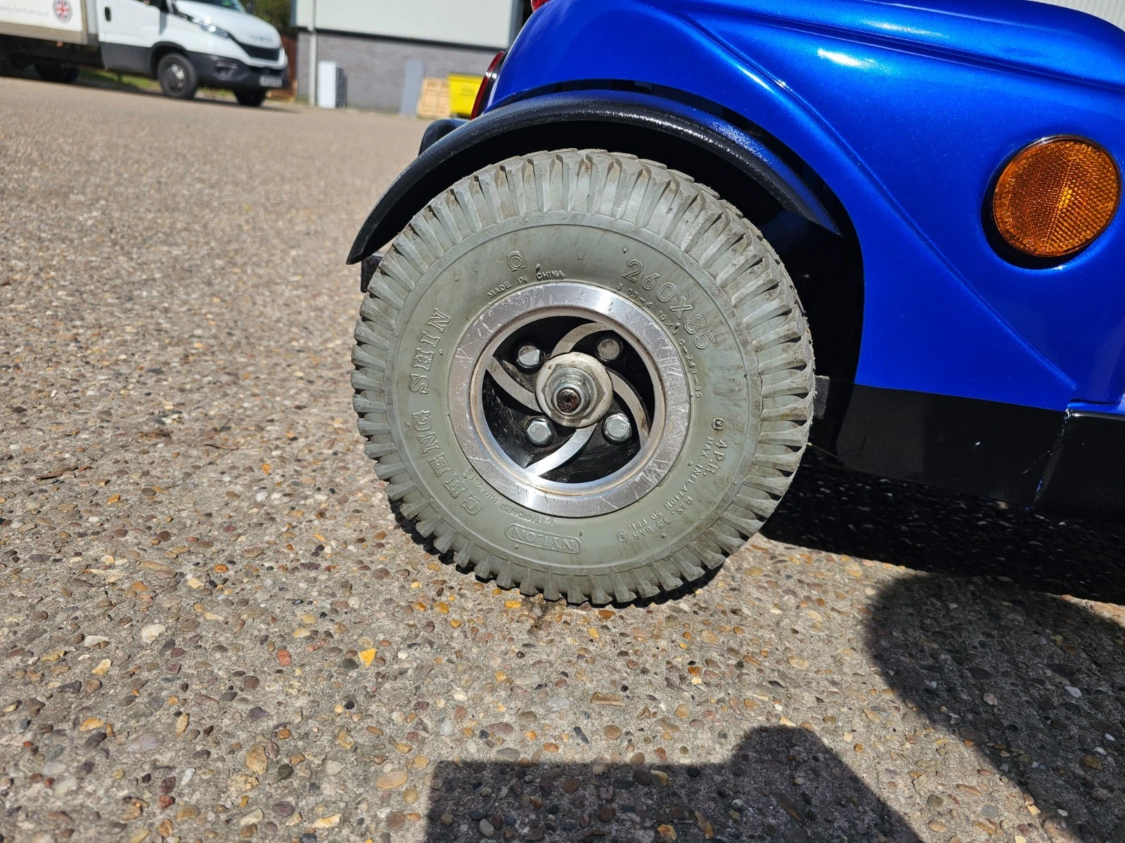 Days Strider 4mph blue electric road mobility scooter