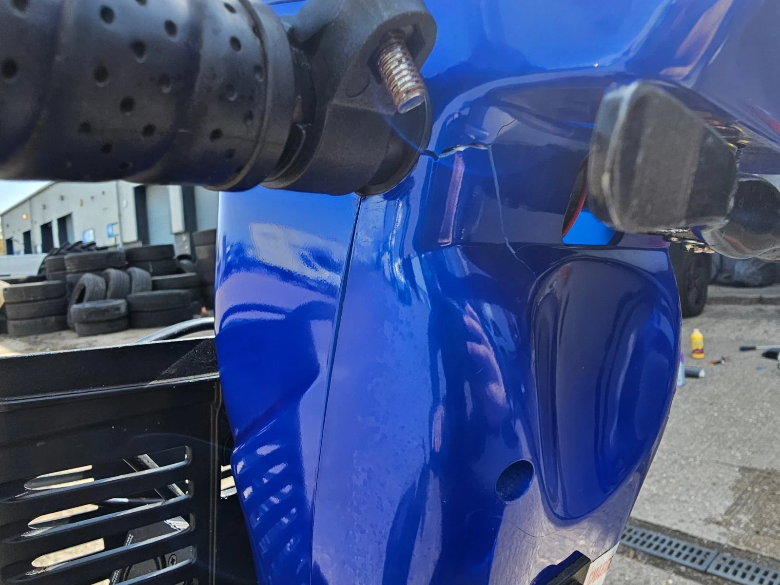 Days Strider 4mph blue electric road mobility scooter