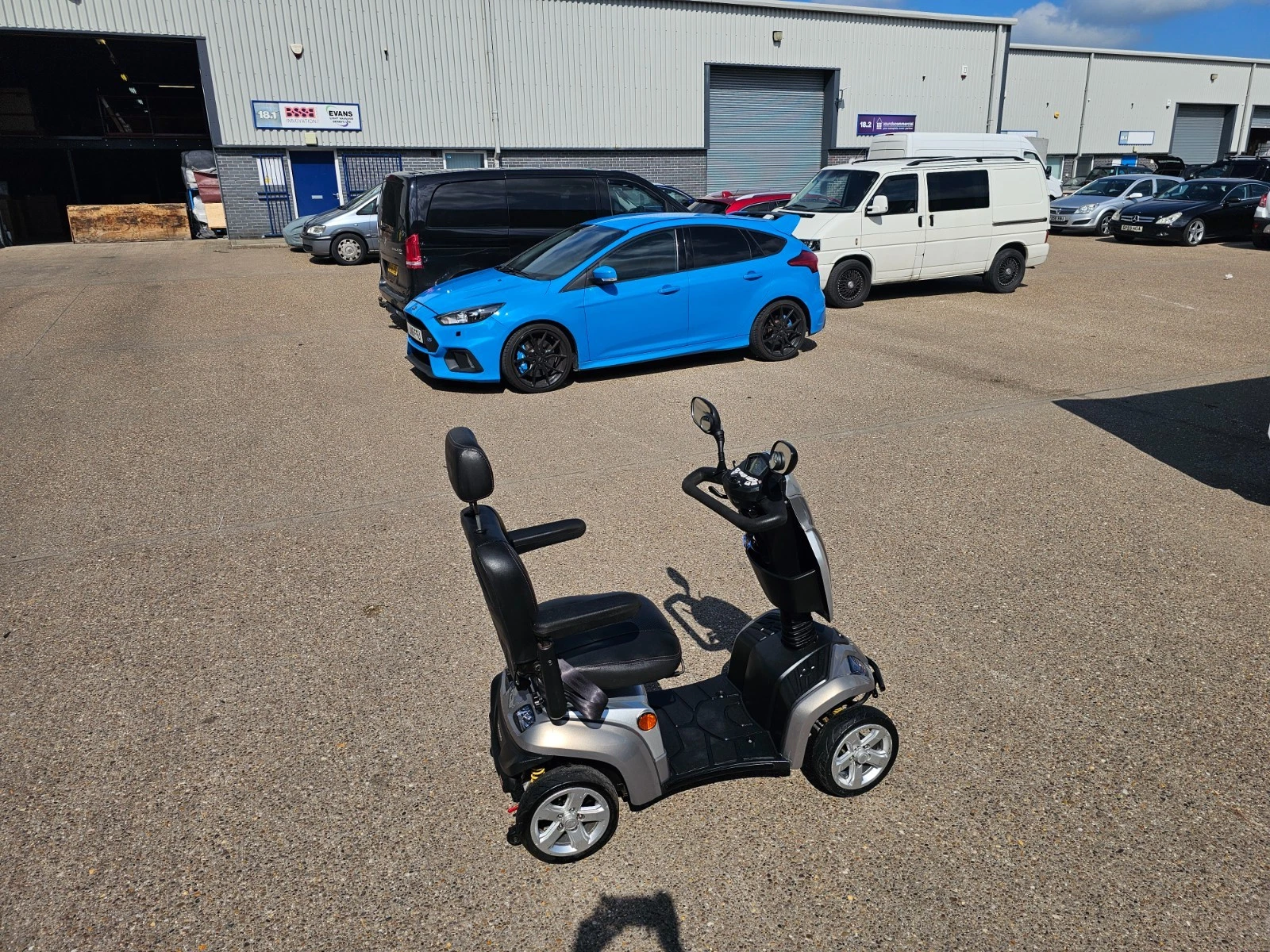 Kymco Agility 8mph electric mobility scooter